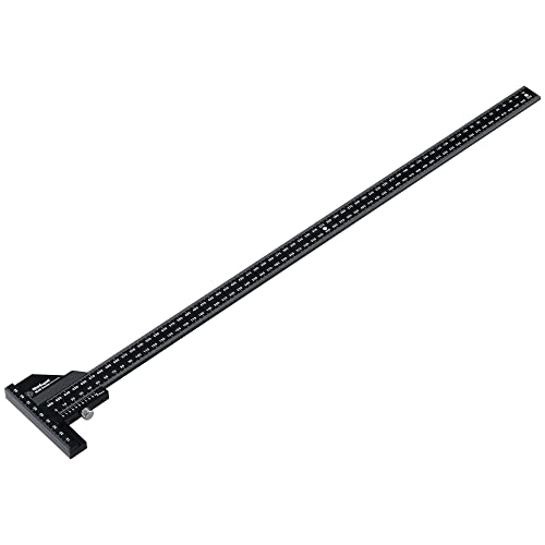 Scriber Gauge 600mm – Long Metric Measuring and Marking Tool, Layout Gauge, CNC Aluminum Ruler for Woodworking, Joinery, Cabinet, Framing and Furniture (New Version) - size: 600mm
