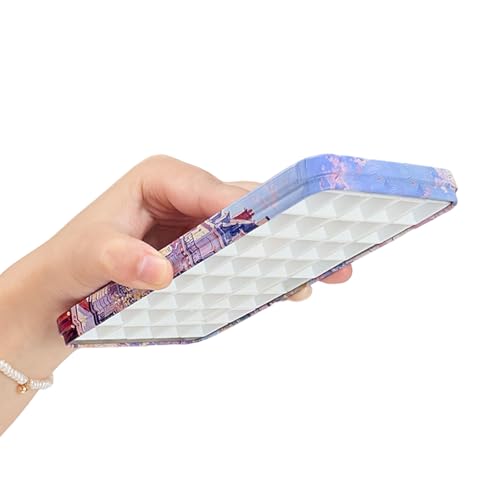 qianshan 40Pcs Empty Half Pans Watercolor Tin Palette with Magnetic Stripe - color: Paris Impression