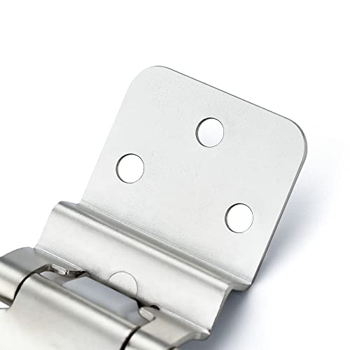 Ravinte 3/8" Inset Polished Chrome Cabinet Hinges 60 Pack (30 Pairs) - color: Polished Chrome