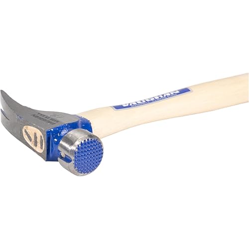 VAUGHAN California Framing Hammer, 19 Oz Milled Face, Assembled in the USA - color: Straight, size: 19 oz