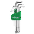SK Metric Allen Wrenches Sets, 9-Piece L-Shaped Hex Key Set, S2 Steel - style: Metric
