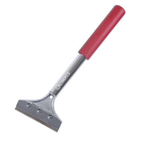 ROBERTS 4" Wide Floor and Wall Scraper and Stripper with 12" Handle