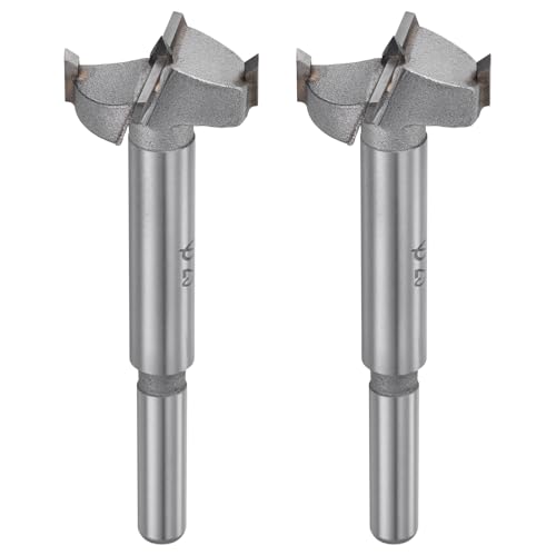 2pcs 25mm(1") Forstner Drill Bit Carbide Tipped 2 Flute - size: 25mm(1")
