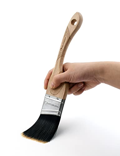 ROLLINGDOG 2.5 Inch Angled Paint Brush - color: 2.5" Stiff Bristles(pack of 1)