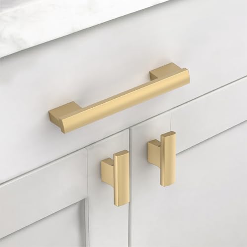 Asidrama 10 Pack 4 Inch(102mm) Champagne Bronze Cabinet Pulls Kitchen Cabinet Handles Champagne Cabinet Pulls Cabinet Hardware for Cupboard Drawer - color: Champagne Bronze, size: 4" Hole Center(102mm)
