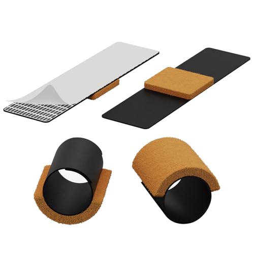 Sled Base Chair Floor Protectors Sled Base Chair Glides Wrap Around Floor Savers,Chair Leg Protectors Furniture Pads,Protect Floors Anti-Scratch Reduce Noise Easy Install (24pcs, Brown Felt Pads) - size: Brown felt pads