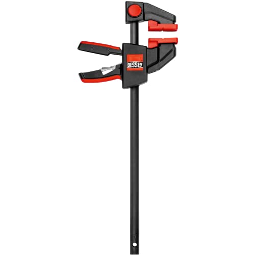 BESSEY EHK SERIES - 600 lb Clamping Force - 18 in - EHKXL18 Trigger Clamp Set - 3.625 in. Throat Depth - Wood Clamps, Tools, & Equipment for Woodworking, Carpentry, Home Improvement, DIY - size: 18 in., style: 600 lb force