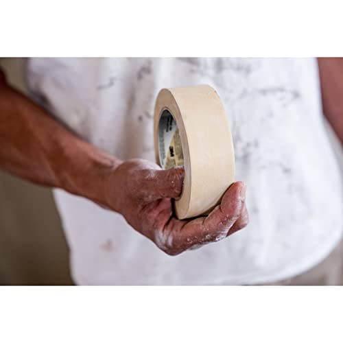 Scotch Painter's Tape Contractor Grade Masking Tan, Tape for General Use, Multi-Surface Adhesive Tape, 1.41 Inches x 60.1 Yards, 6 Rolls - size: 1.41" Width