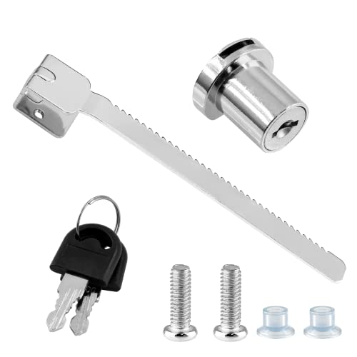 Luomorgo Sliding Glass Door Ratchet Lock, 1 Pc