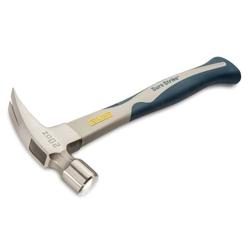 ESTWING Sure Strike Hammer, 20 oz, Carbon Fiber Handle, SSCF20S - size: 20 oz, style: Rip Claw