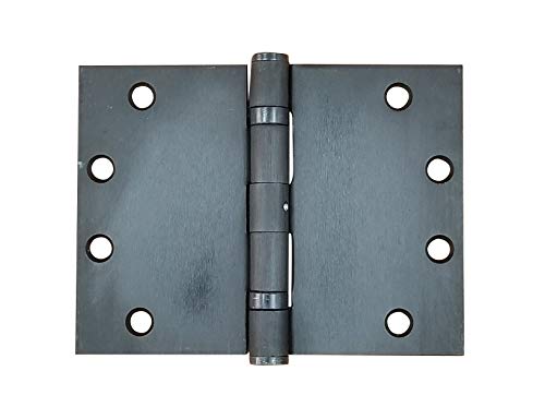 Wide Throw Hinge 180 Degree Oil Rubbed Bronze 4.5 Inch x 6 Inch 2-Pack - color: Oil Rubbed Bronze
