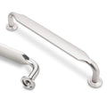 10 Pack 6-1/4 Inch Cabinet Pulls Brushed Satin Nickel Kitchen Cabinet Handles Zinc Alloy Drawer Pulls Solid Cabinet Hardware - color: Brushed Satin Nickel, size: 6-1/4'' Hole Center(160mm)