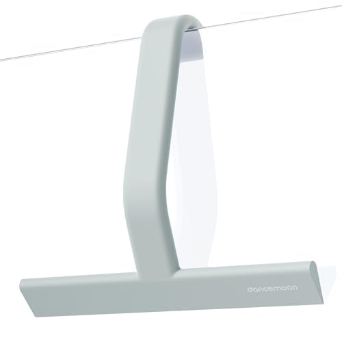 dancemoon JustHang Shower Squeegee with Built-in Hook, 10-Inch Sage Green - color: Sage Green