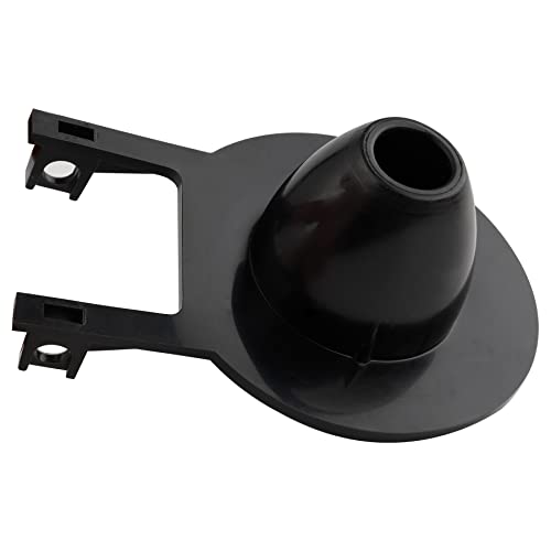 Universal 2-Inch Toilet Flapper Replacements, Adjustable Metal Chain, Black - style: 1 Pack