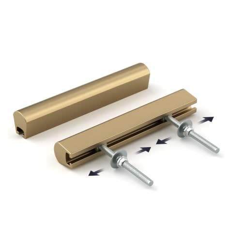 Goldenwarm 10 Pack 1-4" Champagne Bronze Adjustable Cabinet Drawer Pulls - color: Champagne Bronze, size: 1 in to 4 in (25-102 mm)