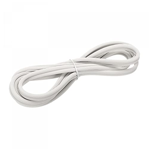 uxcell Screen Spline, 5M/16.4Ft Silicone Sealing Strip 6mm OD White - size: 6mm x 5M