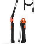 Rechargeable Work Light, Mechanic Light with Magnetic, Hook and 230° Rotate - color: Orange