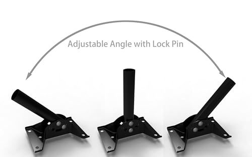 PIBIDI Long-Reach Antenna Mount, 1.25x66in J-Pole for Weather Station - color: Length 5' 6"