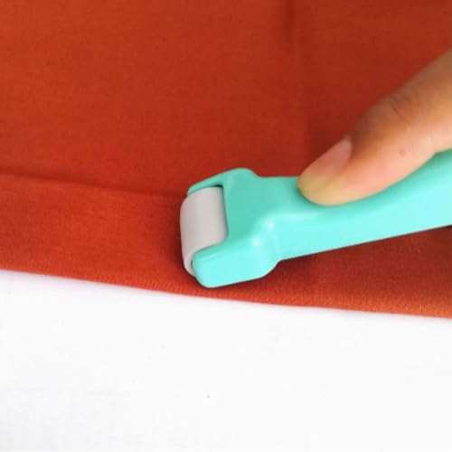 JianLing 3PCS Sewing Tool Quilting Roller Fabric Fixing Presser Wheel Plastic Handle Rose Red Green Purple for Quilting Printing Wallpaper Bedding Clothing Carpet
