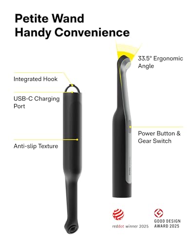 HOTO Wand™ Cordless Spin Scrubber, Electric Grout Brush, 12 Brush Heads