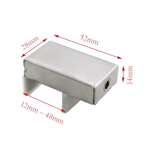 ZYAMY 2PCS Sliding Window Lock Adjustable Width from 0.66 Inches to 1.65 Inches Security Door and Window Stopper with Key for Patio Door Limiter Vertical and Horizontal Installation
