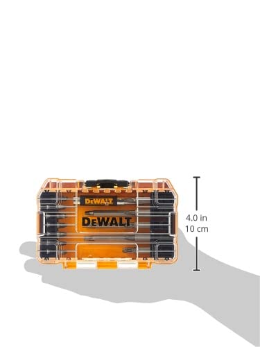 DEWALT Screwdriver Bit Set, 100 Pc Impact Driver Bit Set with Drill Bits, Magnetic Holder and Nut Drivers, FlexTorq Impact Ready, ToughCase Included (DWA2FTS100) (Pack of 5) - size: One Size (Pack of 5)
