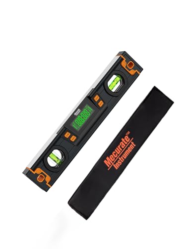 Mecurate 10-Inch Portable Digital Level, Electronic Angle Finder, ±0.1° - size: 10-Inch Digital Level