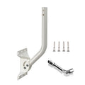 CEKAY J-Pole Mount for Antenna & Weather Station, 1.25 x 16.55 in, White - size: 16.5"