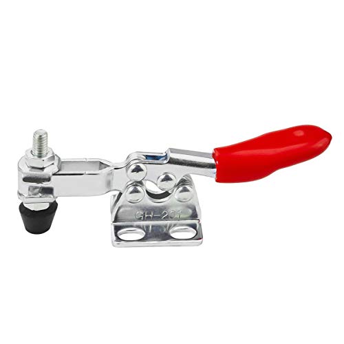 Push Pull Toggle Clamp Hand Tool 198Lbs Holding Capacity Antislip Horizontal Quick Release Heavy Duty Toggle Clamp Tool 6Pcs - style: 201, 6PK