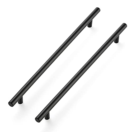 Ravinte Matte Black Cabinet Handles 12-1/2"Length,10" Hole Center,10 Pack - size: 12-1/2 Inch（10 Inch Hole Center）