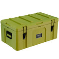 Eylar SRC-50 Crossover 26 Inch Cargo Case, Equipment Hard Case, Roto Molded, Stackable with Pad-Lock Hasp, TSA Standard, IPX4 Rated, Waterproof Crushproof, Truck & Roof Rack Storage (Green) - style: Green