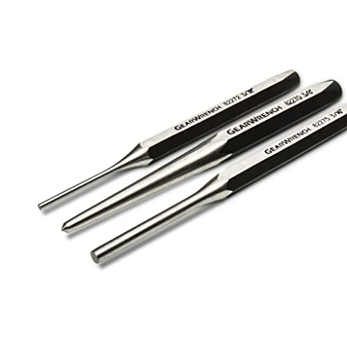 GEARWRENCH 12 Piece Punch and Chisel Chrome Set | 82305 - style: 12-piece kit