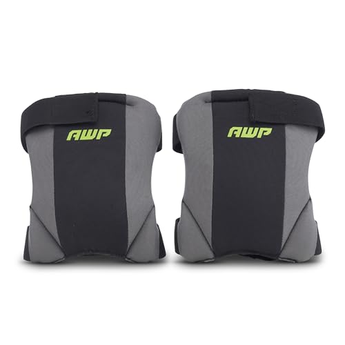 AWP Work Knee Pads, One Size, 1 Pair, Low-Profile Fabric Cap - size: 1 Pair, style: Low-Profile Fabric Cap Work Knee Pads