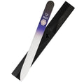 Bona Fide Beauty Czech Glass Nail File (Black Cobalt), Includes Black Case | Crystal Nail File for Natural Nails made in the Czech Republic, etched glass file with case, fine grit - color: Black Cobalt