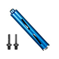 SALI Diamond Core Drill Bits 1 5/8" Diameter 10"/254mm Drilling Depth 5/8-11" Thread Core Bit Turbo Laser-Welded Segments for Cured Concrete with, Brick, Block, Masonry, with Two Adapters - size: 1 5/8 inch