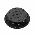Adjustable Pedestal for Tiles by The Tile Doctor - Load Bearing Support System for Decks, Outdoor Flooring Over Gravel or Concrete - Adjusts 1-1.5" I Model #914614 (12) I 3mm Cross Spacers Included