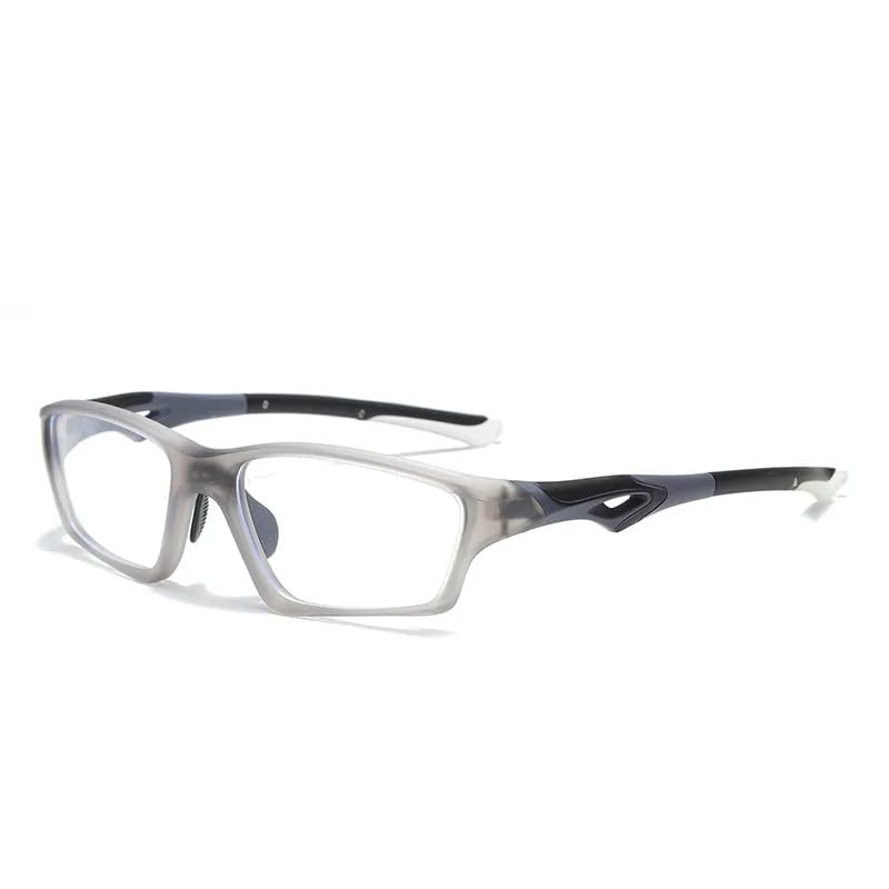 PG60 Lensless Pickleball Eyewear TR90 Sport Protective Glasses for Men - color: Gray