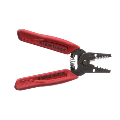 Klein Tools 11049 Wire Stripper/Cutter, Made in USA, Compact, Lightweight, Hardened Steel, Precision Ground, for Stranded Wires