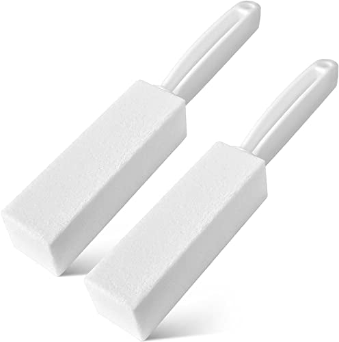 4TH Pumice Stone for Toilet Bowl Cleaning，Pumice Sticks (White) - color: White