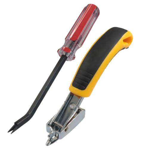 2 Pack Staple Remover, Red or Yellow Handle - color: Red, Yellow