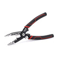 HAUTMEC 7-in-1 Wire Stripper Cutters Tool, 8" Wire Strippers, Electrical, Wire Cable Stripper and Crimping Tool, Multifunctional Pliers - color: 8" Wire Stripper