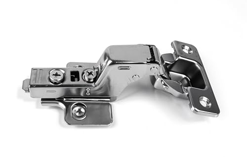 Berta 2-Pack Inset Frameless Soft Close Hinges – 110° 3D Adjustable, Clip-On Concealed European Hinges with Screws for Kitchen, Bathroom, Closet Cabinets – Ideal for Modern Cabinets - size: 2 Pieces