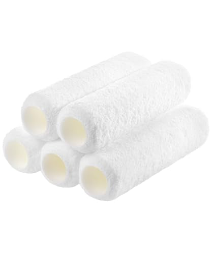 Bates- Paint Roller Covers, 9", 5 Pack, White, Covers for Paint Rollers 9 Inch, 9 Inch Paint Roller Covers, Paint Roller Cover, Paint Roller Covers 9 Inch, Large Paint Roller Covers - color: White, size: 9 Inch, 5 Pack