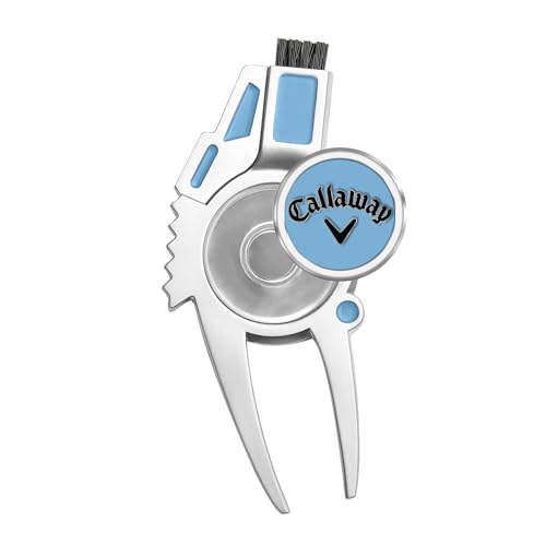 Callaway 4-in-1 Golf Divot Repair Tool - color: Carolina Blue