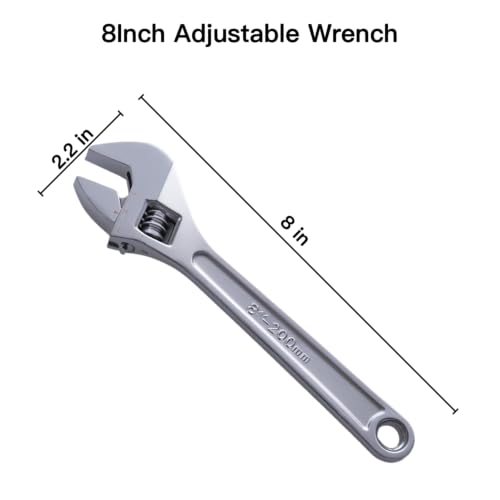 8-Inch Adjustable Wrench