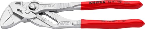 KNIPEX - Pliers Wrench, Chrome (86 03 180) - size: 7.25-Inch, style: Wrench, Chrome