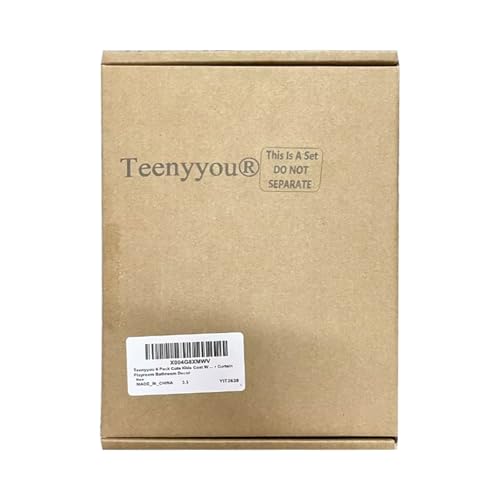 Teenyyou 6 Pcs Cute Kids Wall Hooks Adhesive for Backpack Colorful - color: Colorful