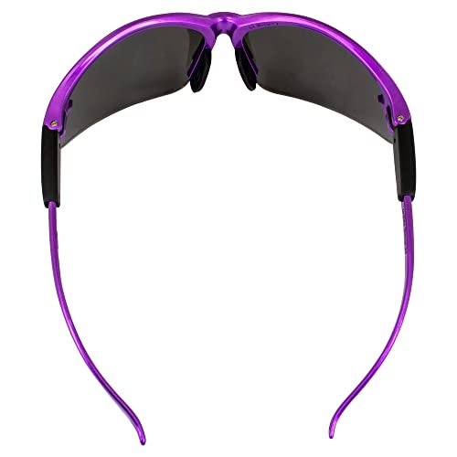 Global Vision Safety Shop Glasses - color: Purple Frame/Smoke Lens