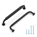 HOME EDIT Matte Black Solid Cabinet Handles & Pulls 5 Inch 10 Pack - color: Matte Black, size: 5 inches Hole Center