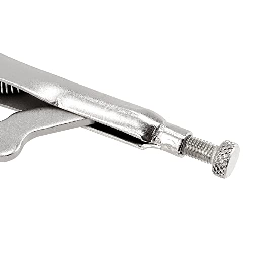 JAPCHET 3 Pack C Clamp Locking Pliers Set with Swivel Pads, Locking C-Clamp Set, Welding Clamp Tools Set 6 Inch 9 Inch 11 Inch Heavy Duty for Wood Working